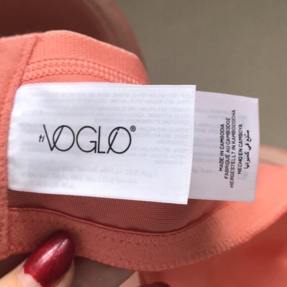 NWT Voglio salmon colour padded underwire tshirt bra size 42DD - Picture 6 of 8